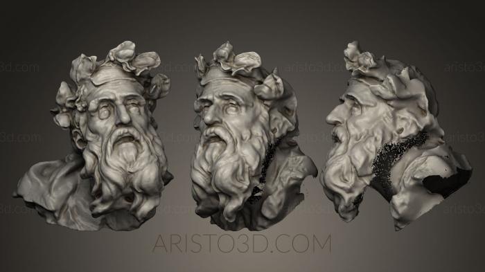 Busts and heads antique and historical (BUSTA_0054) 3D model for CNC machine